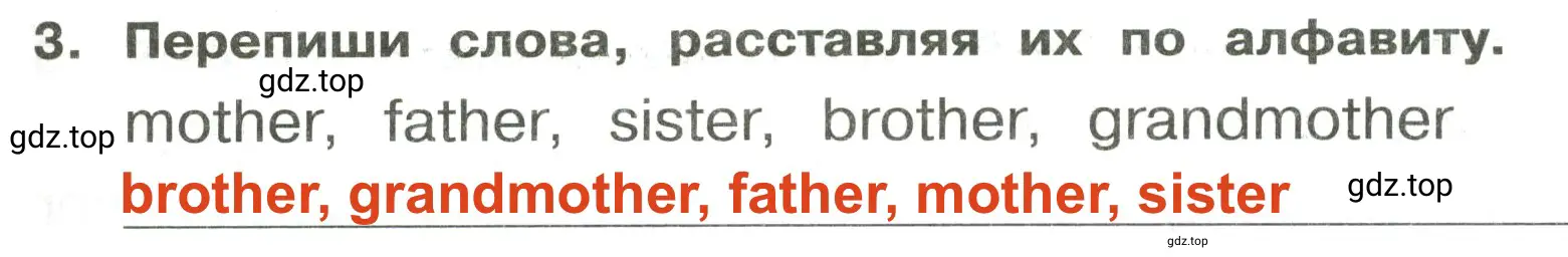 Решение 2. номер 3 (страница 33) гдз по английскому языку 3 класс Быкова, Поспелова, сборник упражнений