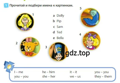 Условие номер 1 (страница 36) гдз по английскому языку 3 класс Быкова, Дули, учебник 1 часть