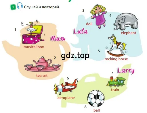 Условие номер 1 (страница 60) гдз по английскому языку 3 класс Быкова, Дули, учебник 1 часть