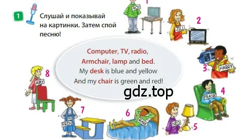 Условие номер 1 (страница 64) гдз по английскому языку 3 класс Быкова, Дули, учебник 1 часть