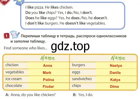 Решение 3. номер 1 (страница 46) гдз по английскому языку 3 класс Быкова, Дули, учебник 1 часть