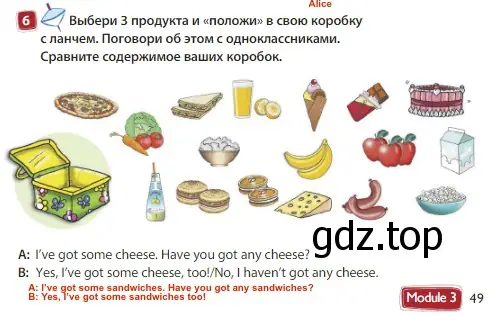 Решение 3. номер 6 (страница 49) гдз по английскому языку 3 класс Быкова, Дули, учебник 1 часть