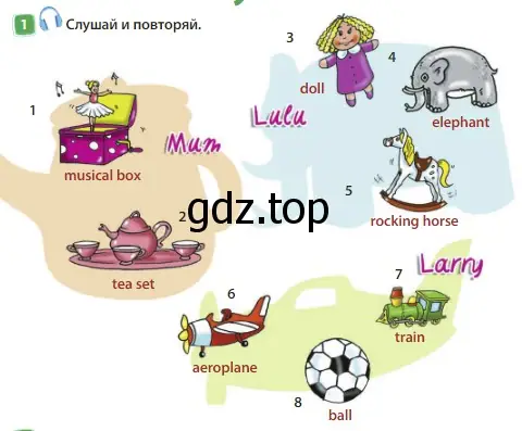 Решение 3. номер 1 (страница 60) гдз по английскому языку 3 класс Быкова, Дули, учебник 1 часть