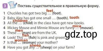 Решение 3. номер 3 (страница 8) гдз по английскому языку 3 класс Быкова, Дули, учебник 2 часть