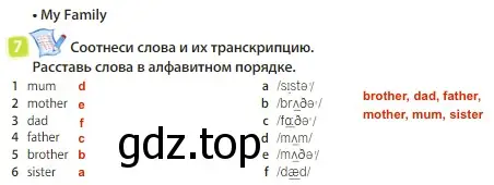 Решение 3. номер 7 (страница 88) гдз по английскому языку 3 класс Быкова, Дули, учебник 1 часть