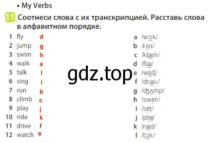 Решение 3. номер 11 (страница 86) гдз по английскому языку 3 класс Быкова, Дули, учебник 2 часть