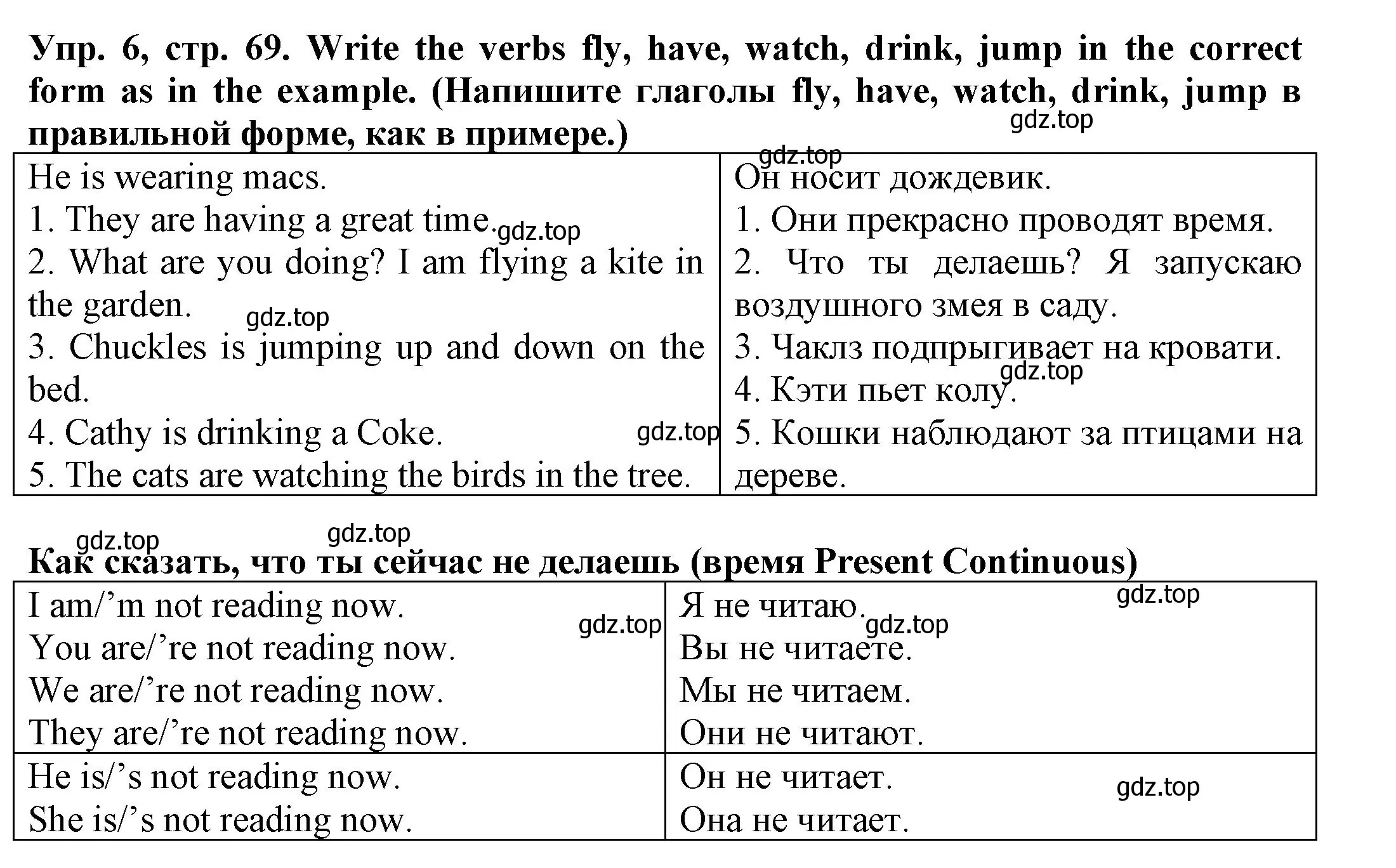 Решение номер 3 (страница 69) гдз по английскому языку 3 класс Юшина, грамматический тренажёр