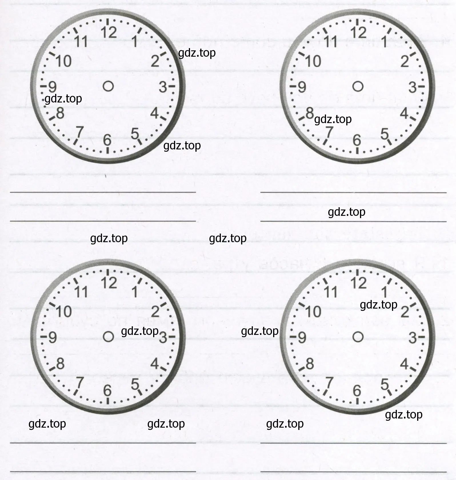 What do you do at ...? Draw the time, write and tell your classmates