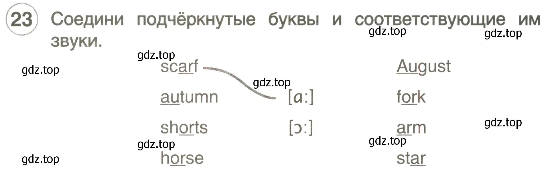 Условие номер 23 (страница 11) гдз по английскому языку 3 класс Комарова, Ларионова, рабочая тетрадь