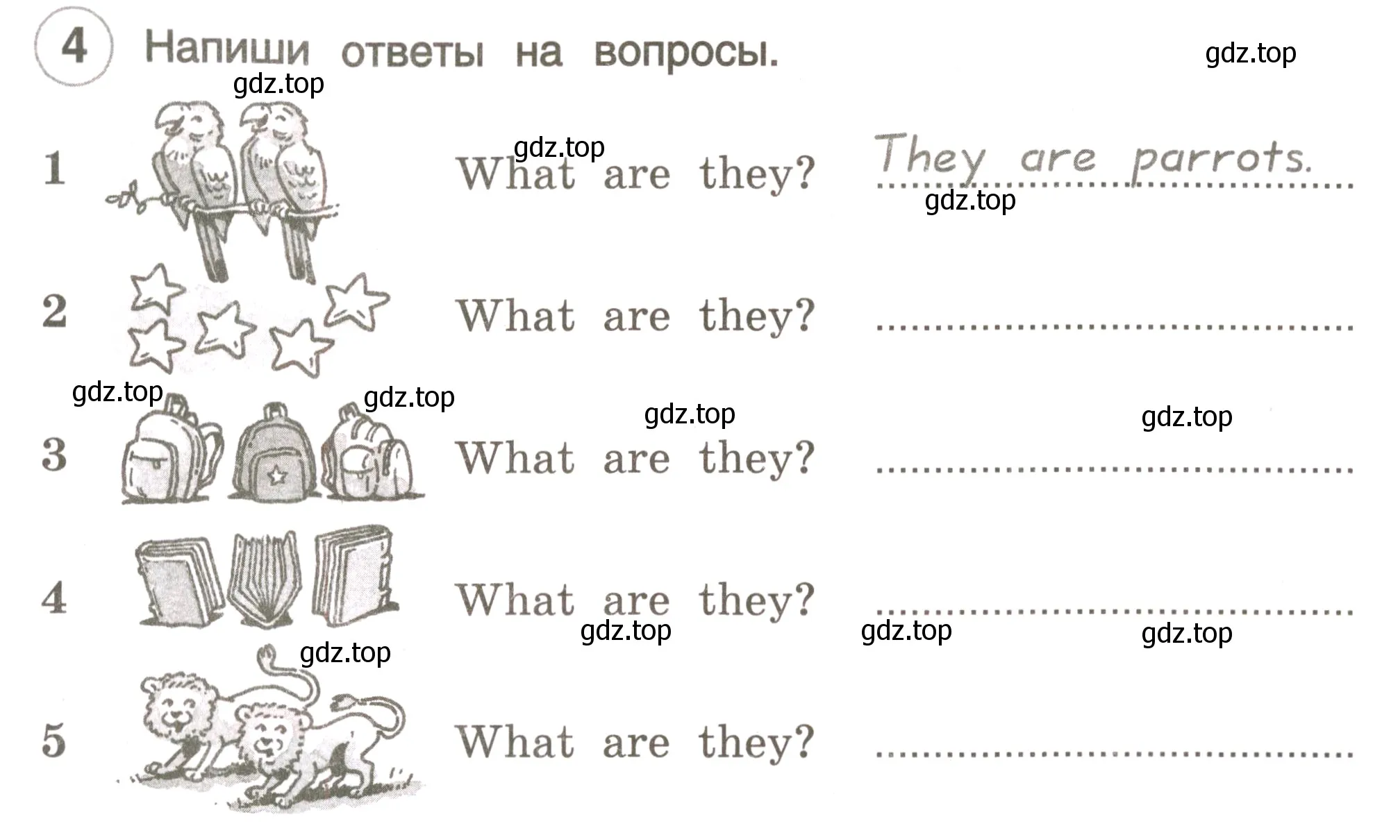 Условие номер 4 (страница 16) гдз по английскому языку 3 класс Комарова, Ларионова, рабочая тетрадь