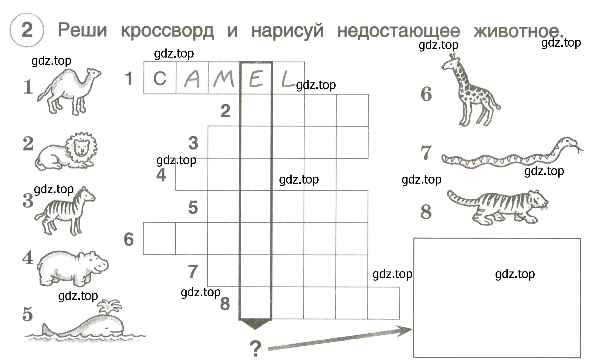 Условие номер 2 (страница 32) гдз по английскому языку 3 класс Комарова, Ларионова, рабочая тетрадь