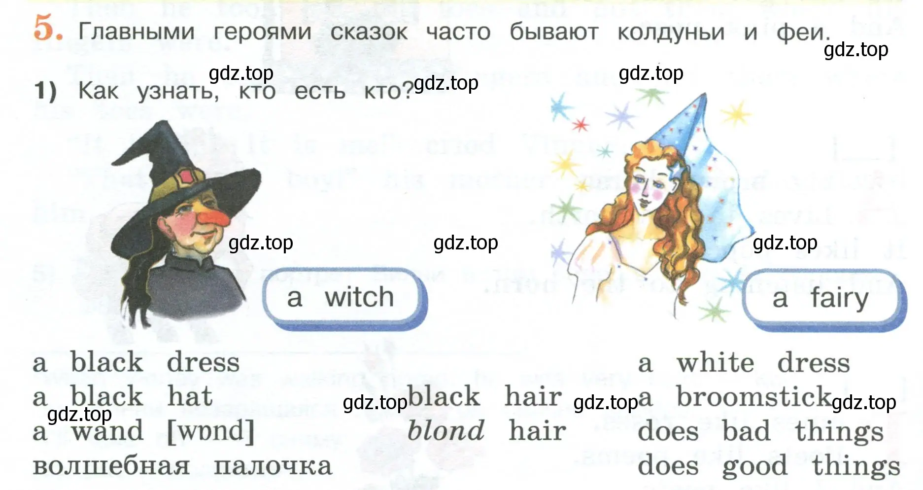 Условие номер 5 (страница 44) гдз по английскому языку 3 класс Кузовлев, Лапа, книга для чтения