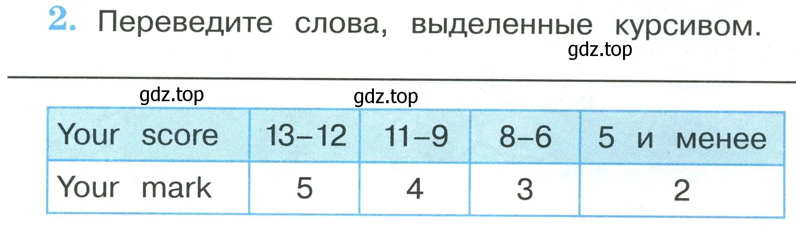 Условие номер 2 (страница 25) гдз по английскому языку 3 класс Кузовлев, Лапа, рабочая тетрадь