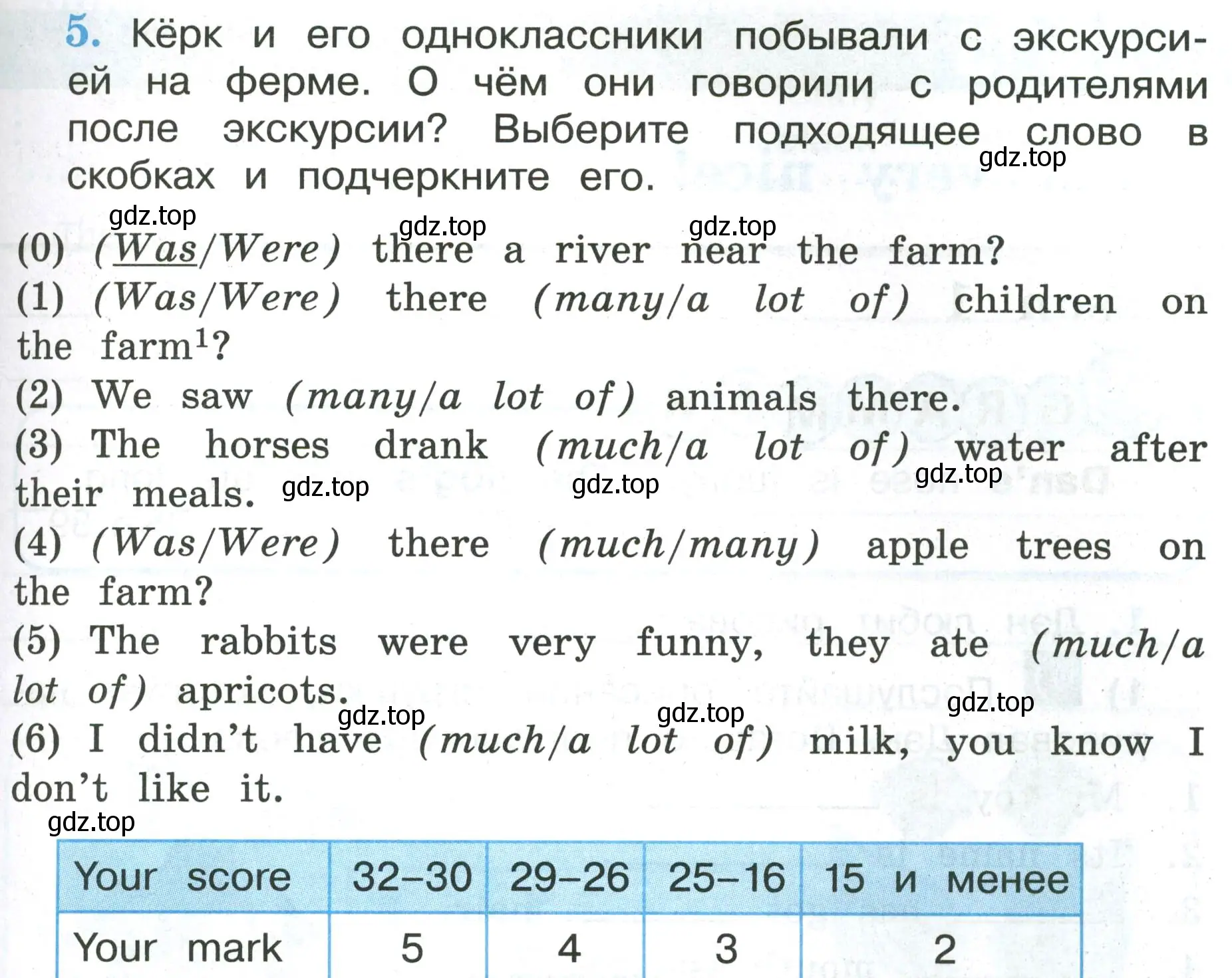 Условие номер 5 (страница 55) гдз по английскому языку 3 класс Кузовлев, Лапа, рабочая тетрадь