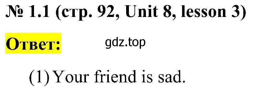 Решение  Lesson 3 (страница 92) гдз по английскому языку 3 класс Кузовлев, Лапа, рабочая тетрадь