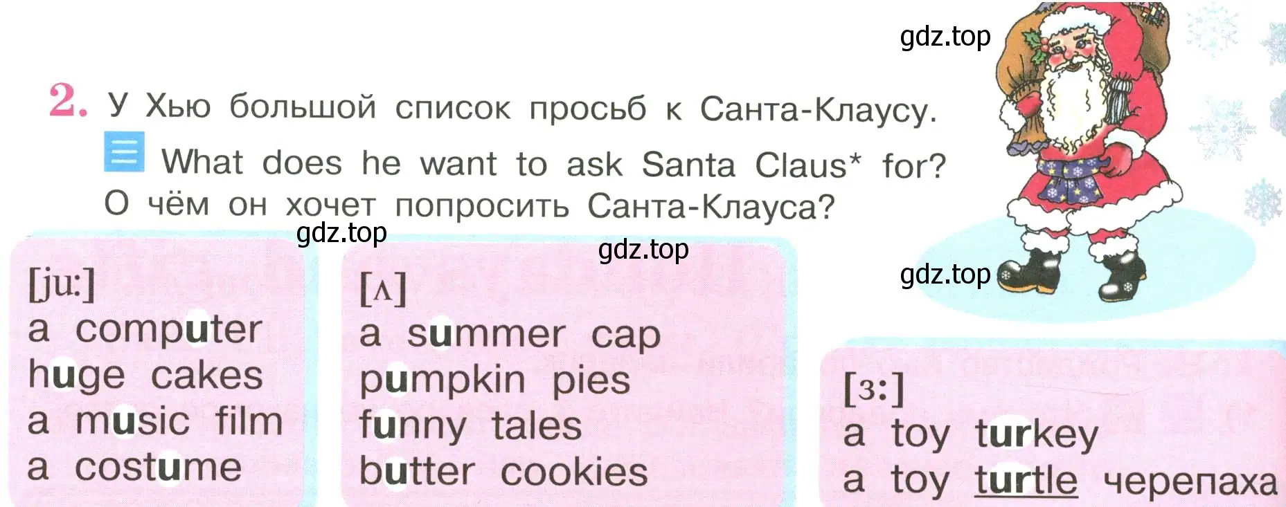 Условие номер 2 (страница 66) гдз по английскому языку 3 класс Кузовлев, Лапа, учебник 1 часть