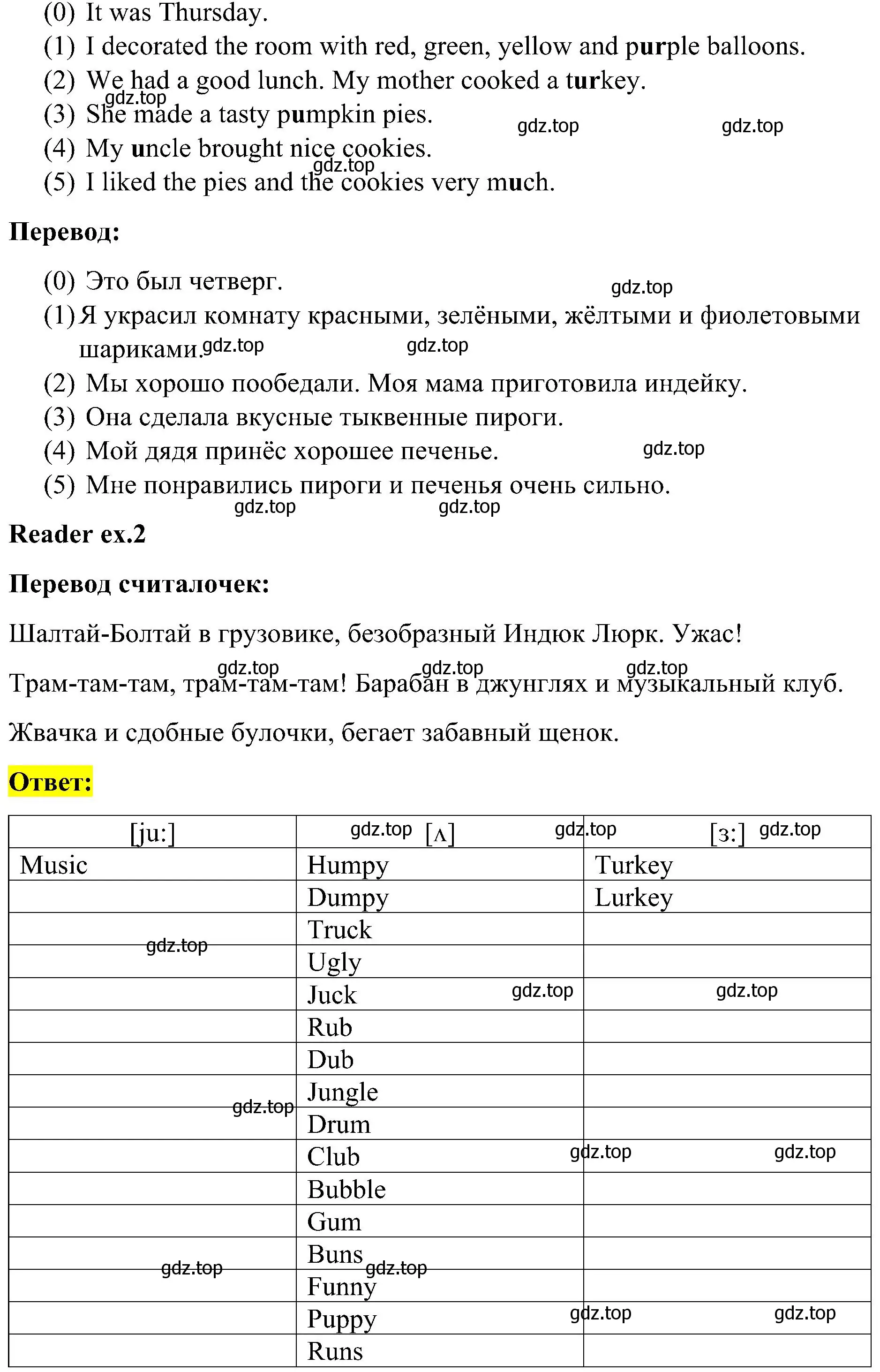 Решение номер 7 (страница 66) гдз по английскому языку 3 класс Кузовлев, Лапа, учебник 1 часть