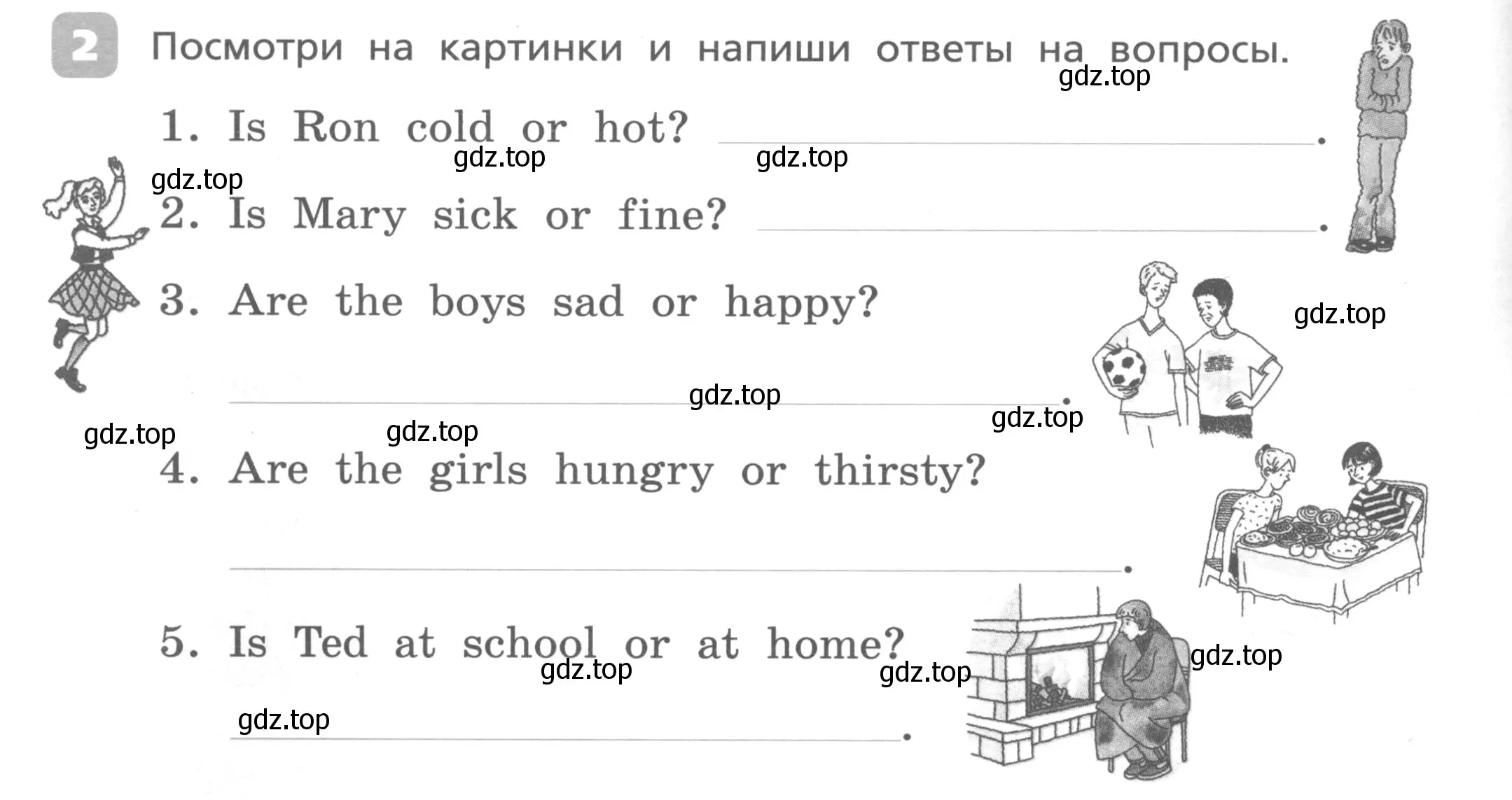 Условие номер 2 (страница 52) гдз по английскому языку 3 класс Афанасьева, Михеева, контрольные работы