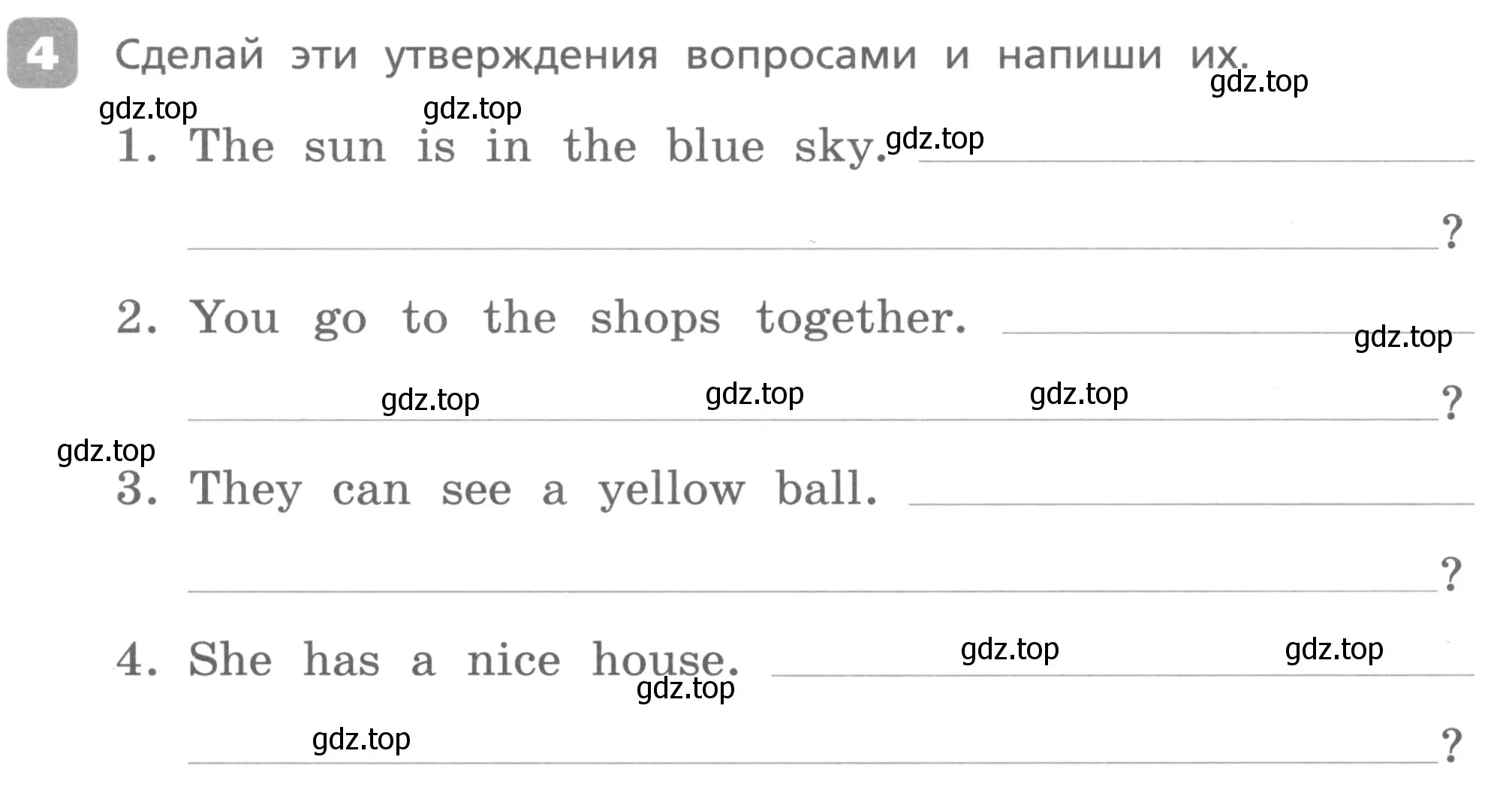 Условие номер 4 (страница 76) гдз по английскому языку 3 класс Афанасьева, Михеева, контрольные работы