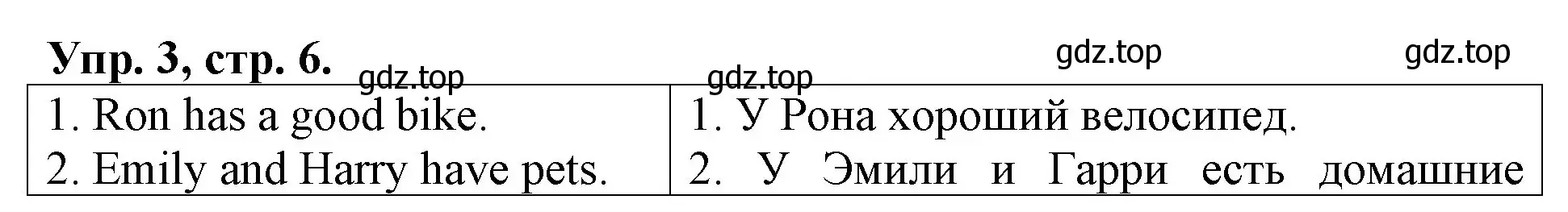 Решение номер 3 (страница 6) гдз по английскому языку 3 класс Афанасьева, Михеева, контрольные работы