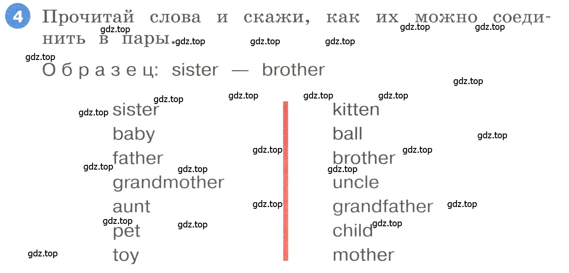 Условие номер 4 (страница 11) гдз по английскому языку 3 класс Афанасьева, Баранова, учебник 1 часть