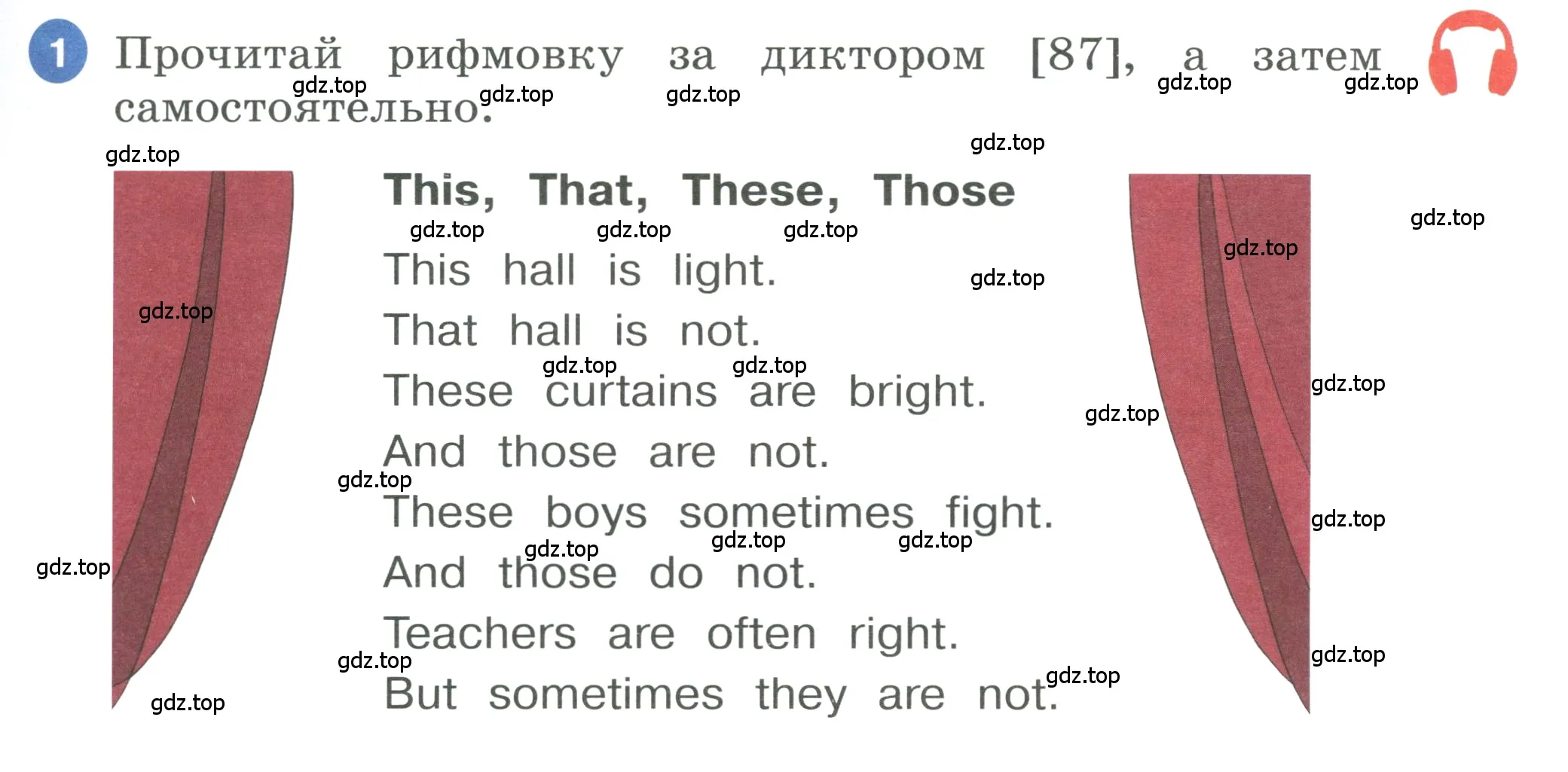 Условие номер 1 (страница 15) гдз по английскому языку 3 класс Афанасьева, Баранова, учебник 2 часть