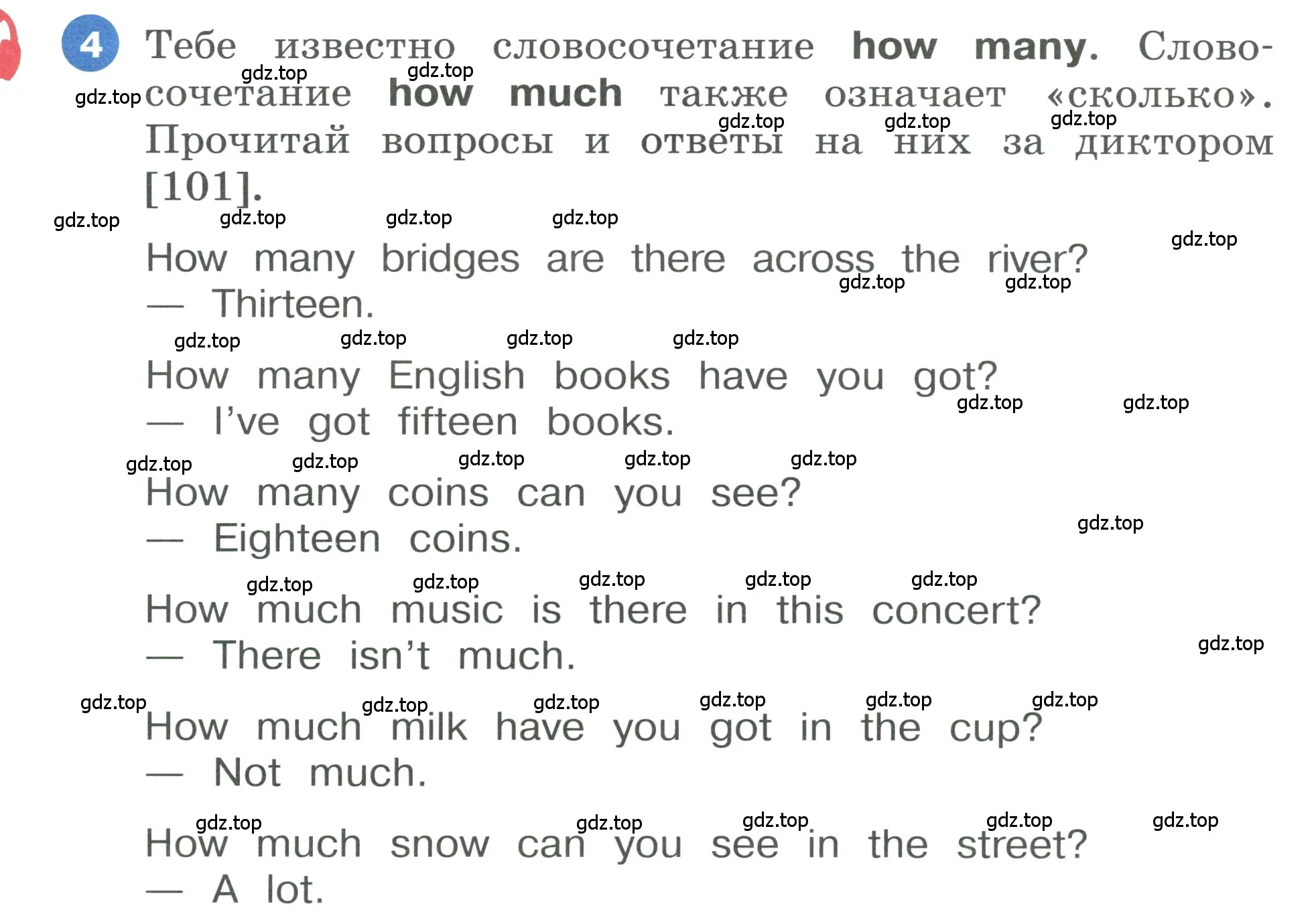 Условие номер 4 (страница 38) гдз по английскому языку 3 класс Афанасьева, Баранова, учебник 2 часть