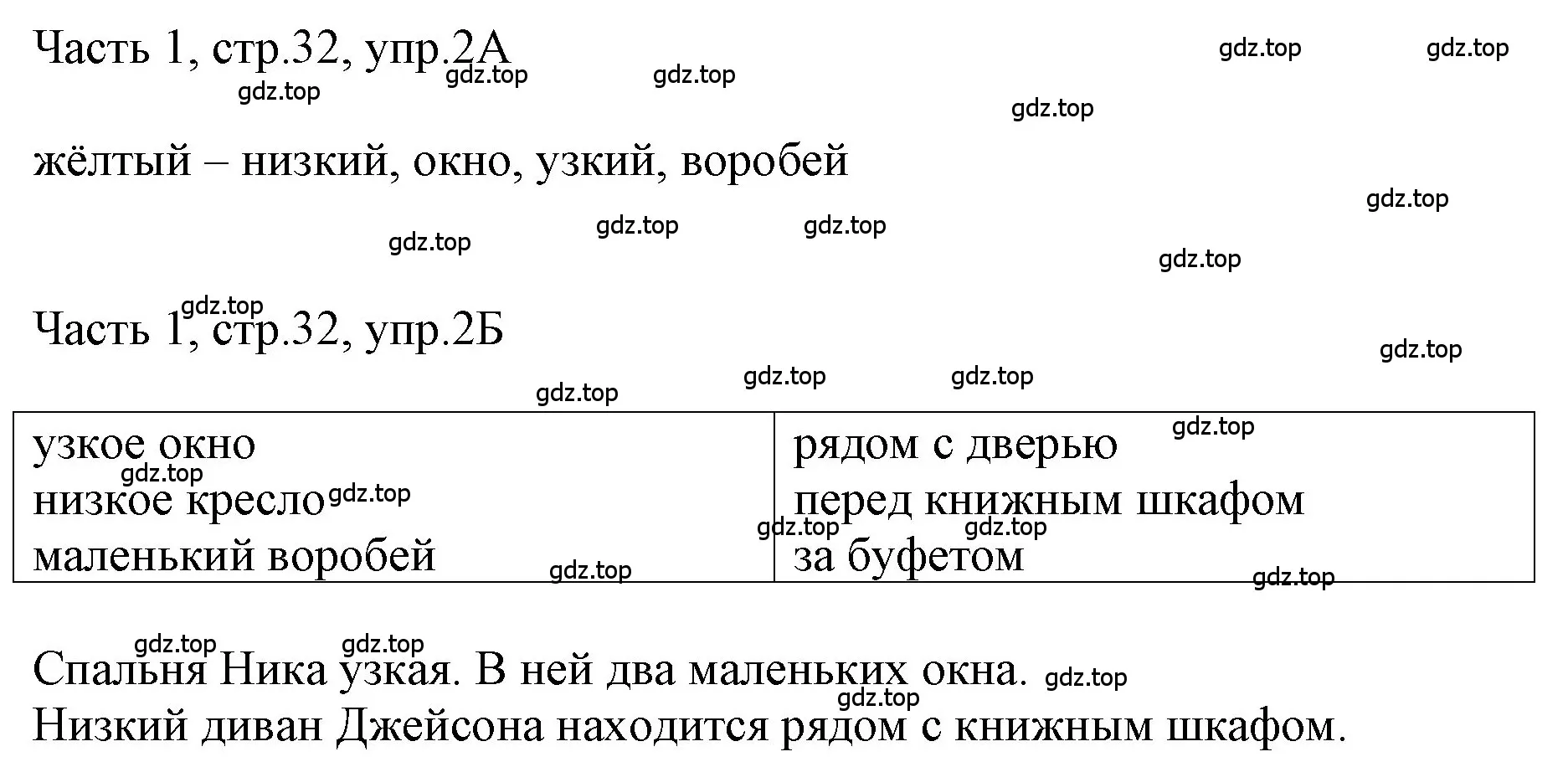 Решение номер 2 (страница 32) гдз по английскому языку 3 класс Афанасьева, Баранова, учебник 1 часть