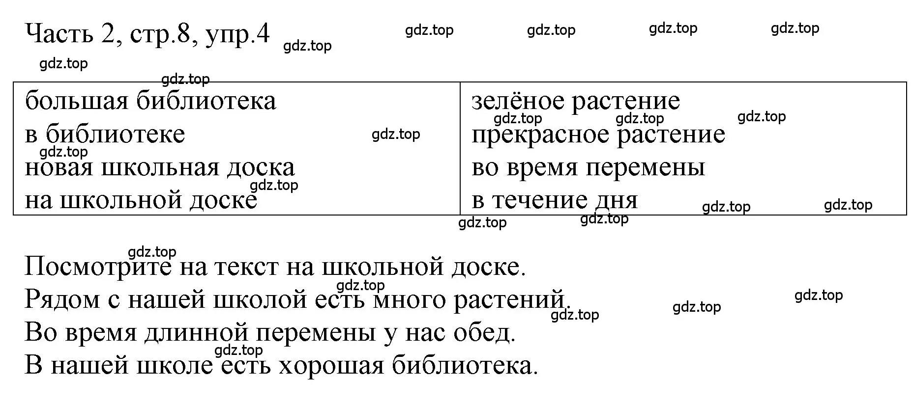 Решение номер 4 (страница 8) гдз по английскому языку 3 класс Афанасьева, Баранова, учебник 2 часть