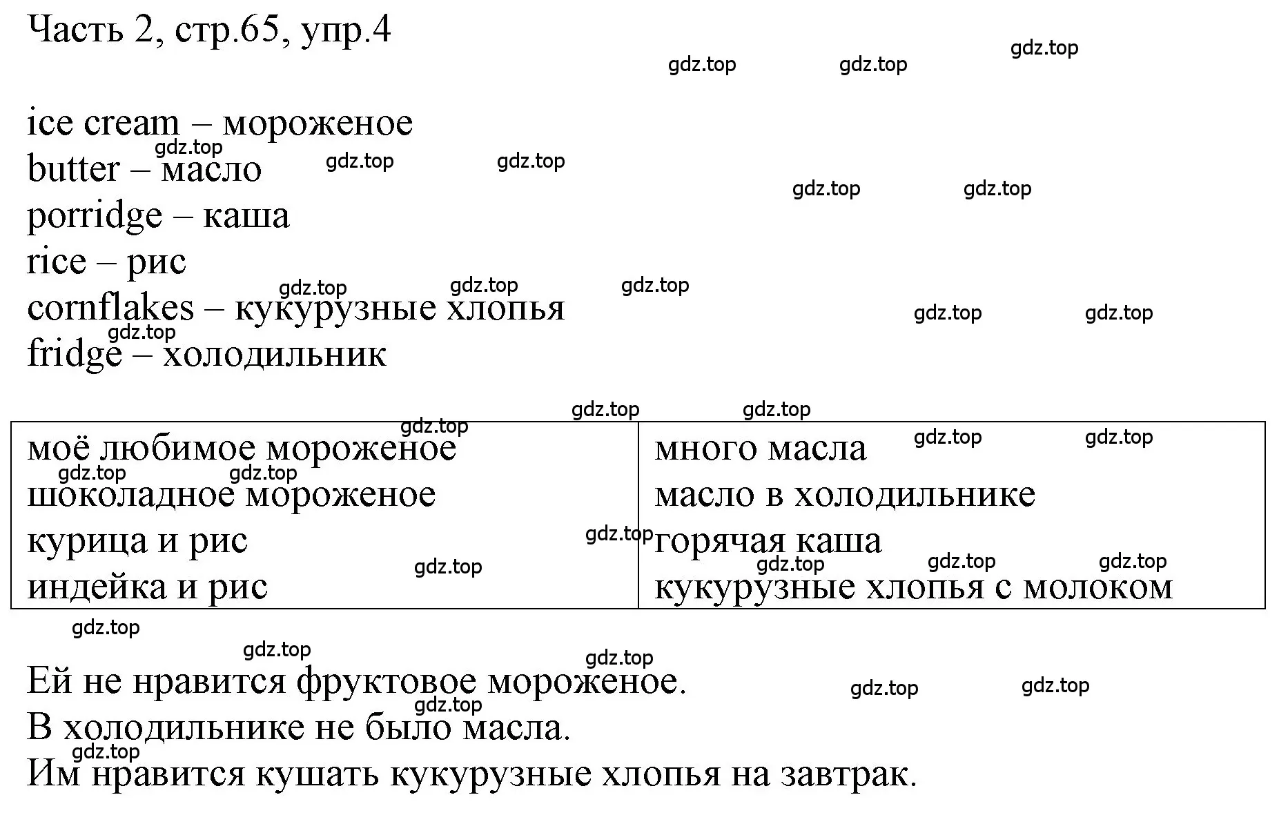 Решение номер 4 (страница 65) гдз по английскому языку 3 класс Афанасьева, Баранова, учебник 2 часть