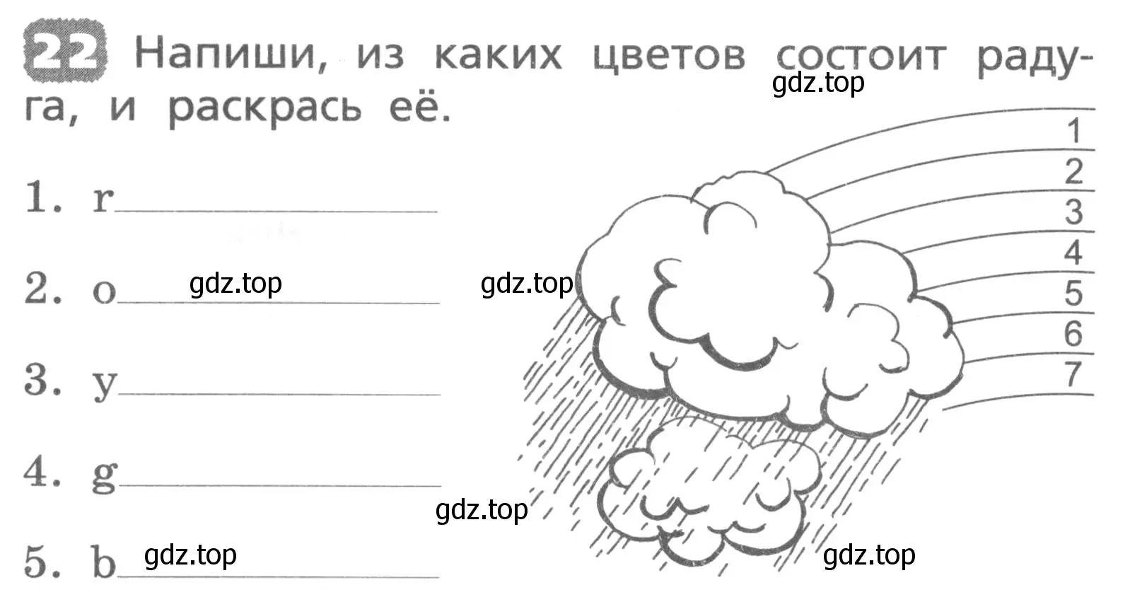 Условие номер 22 (страница 58) гдз по английскому языку 3 класс Афанасьева, Михеева, лексико-грамматический практикум