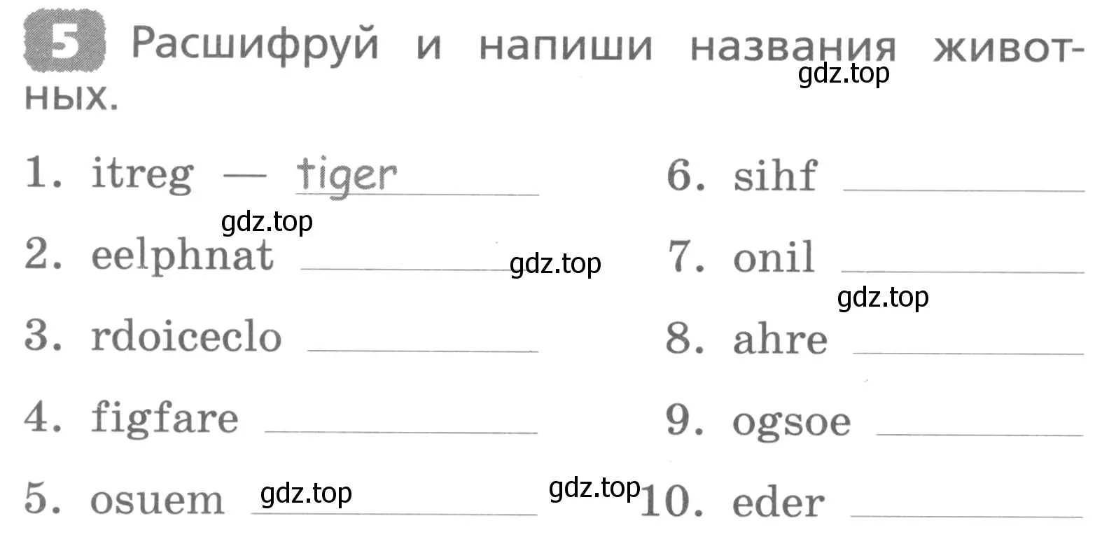 Условие номер 5 (страница 116) гдз по английскому языку 3 класс Афанасьева, Михеева, лексико-грамматический практикум