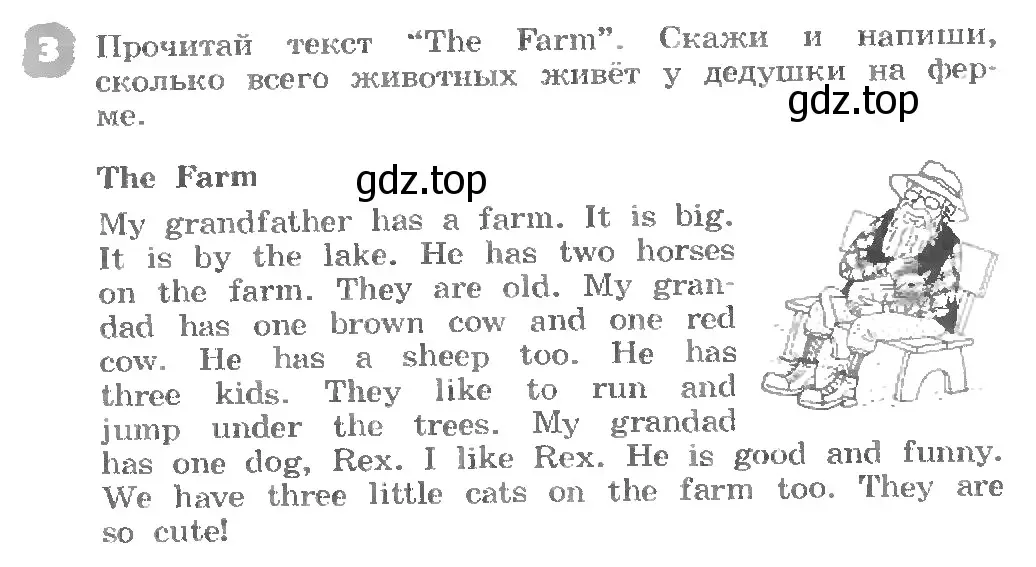 Условие номер 3 (страница 11) гдз по английскому языку 3 класс Афанасьева, Михеева, рабочая тетрадь