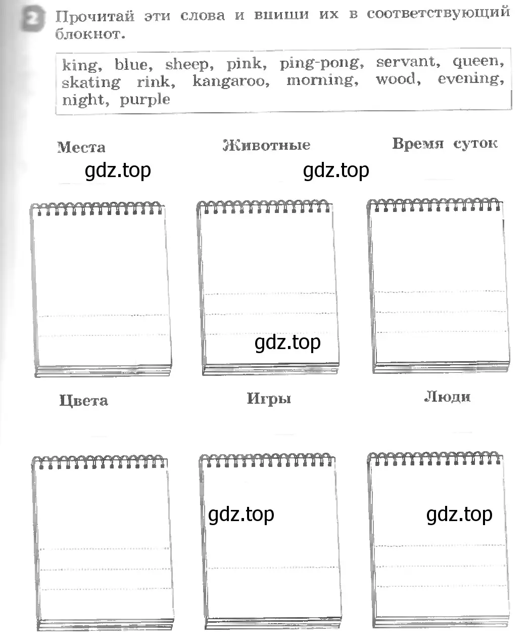 Условие номер 2 (страница 15) гдз по английскому языку 3 класс Афанасьева, Михеева, рабочая тетрадь