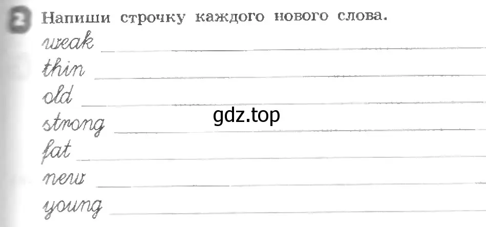 Условие номер 2 (страница 45) гдз по английскому языку 3 класс Афанасьева, Михеева, рабочая тетрадь