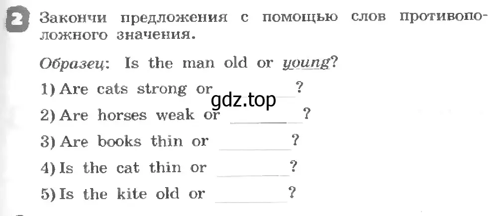 Условие номер 2 (страница 49) гдз по английскому языку 3 класс Афанасьева, Михеева, рабочая тетрадь