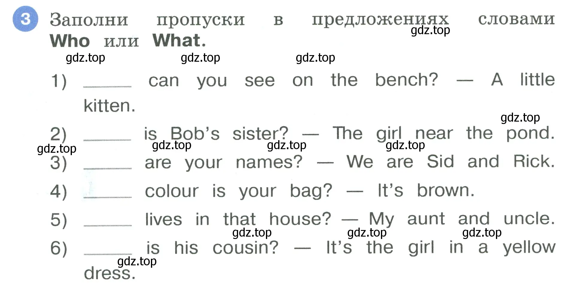 Условие номер 3 (страница 9) гдз по английскому языку 3 класс Афанасьева, Баранова, рабочая тетрадь 1 часть