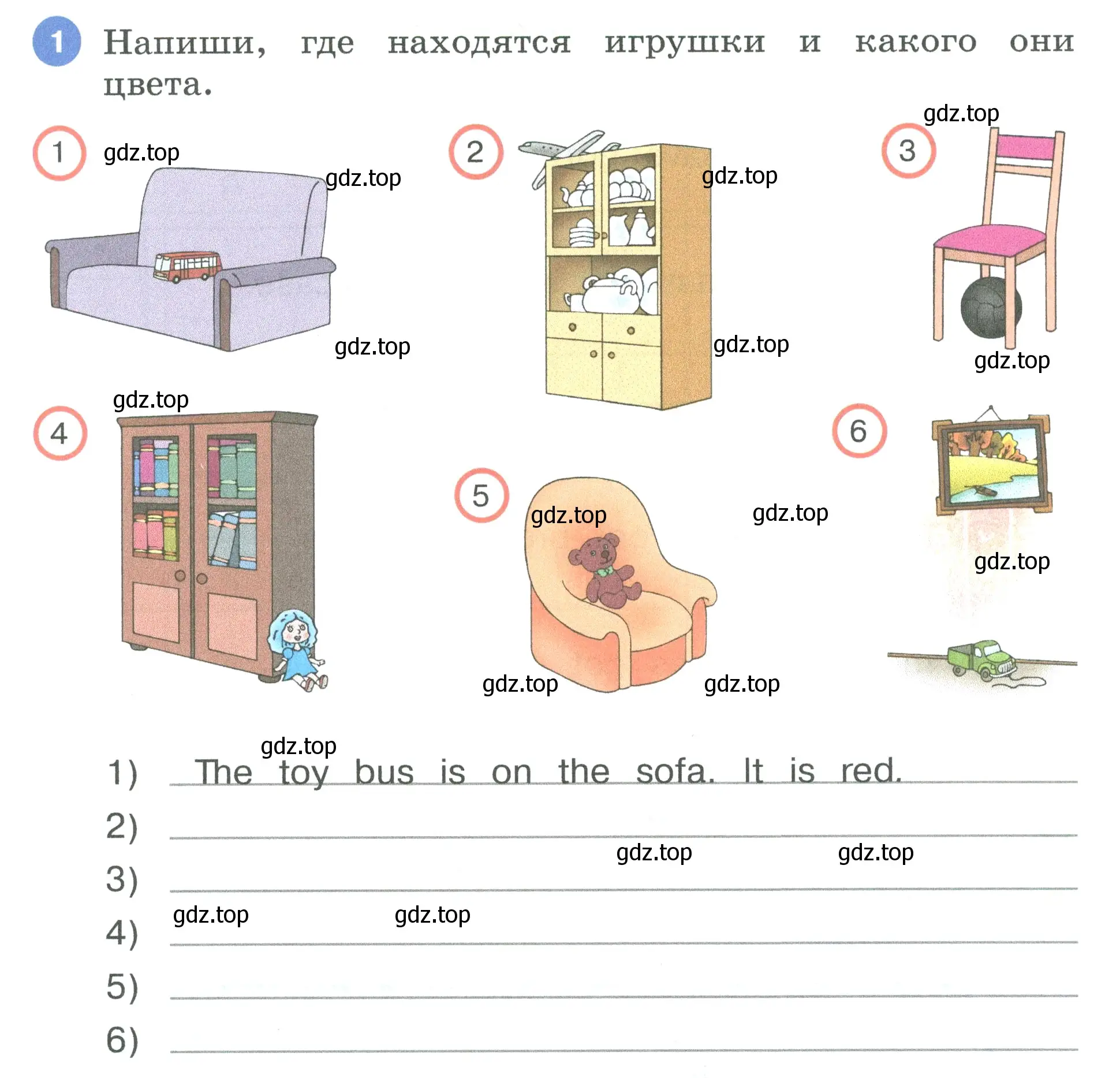 Условие номер 1 (страница 19) гдз по английскому языку 3 класс Афанасьева, Баранова, рабочая тетрадь 1 часть