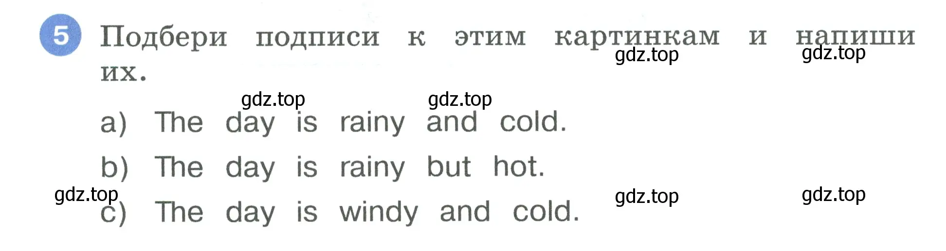 Условие номер 5 (страница 48) гдз по английскому языку 3 класс Афанасьева, Баранова, рабочая тетрадь 1 часть