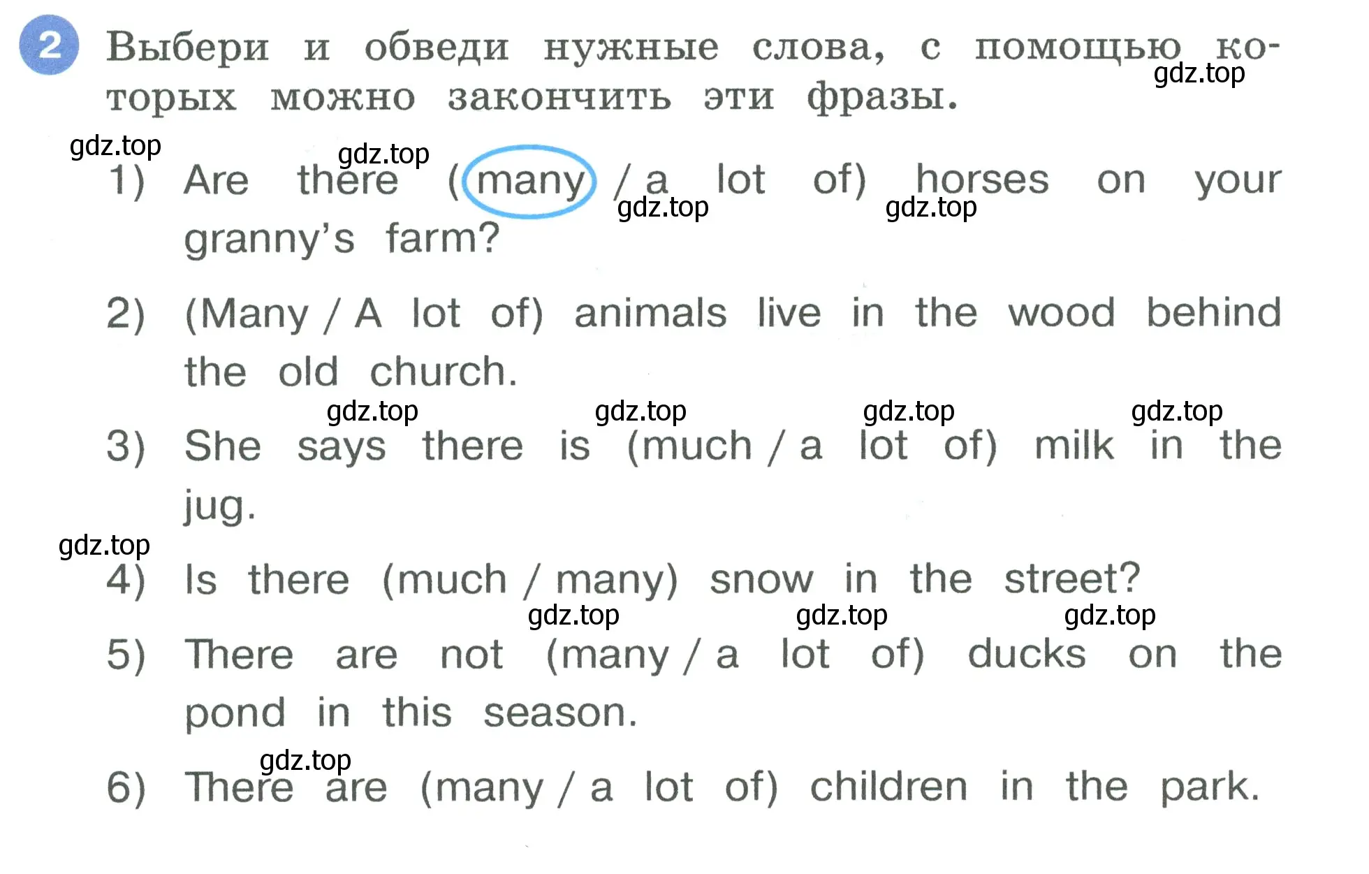 Условие номер 2 (страница 17) гдз по английскому языку 3 класс Афанасьева, Баранова, рабочая тетрадь 2 часть