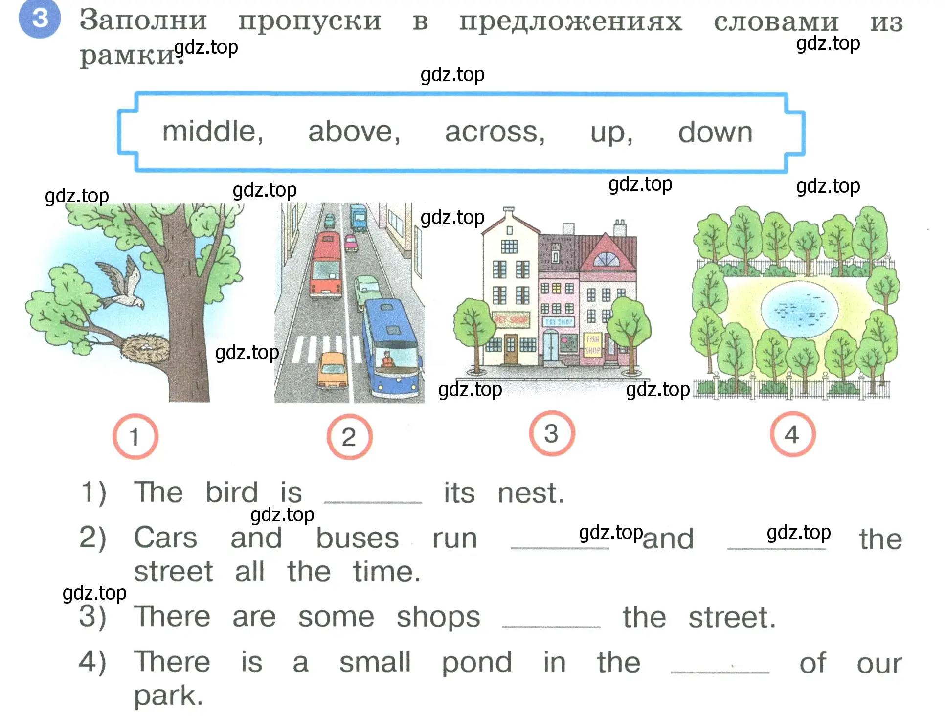 Условие номер 3 (страница 18) гдз по английскому языку 3 класс Афанасьева, Баранова, рабочая тетрадь 2 часть