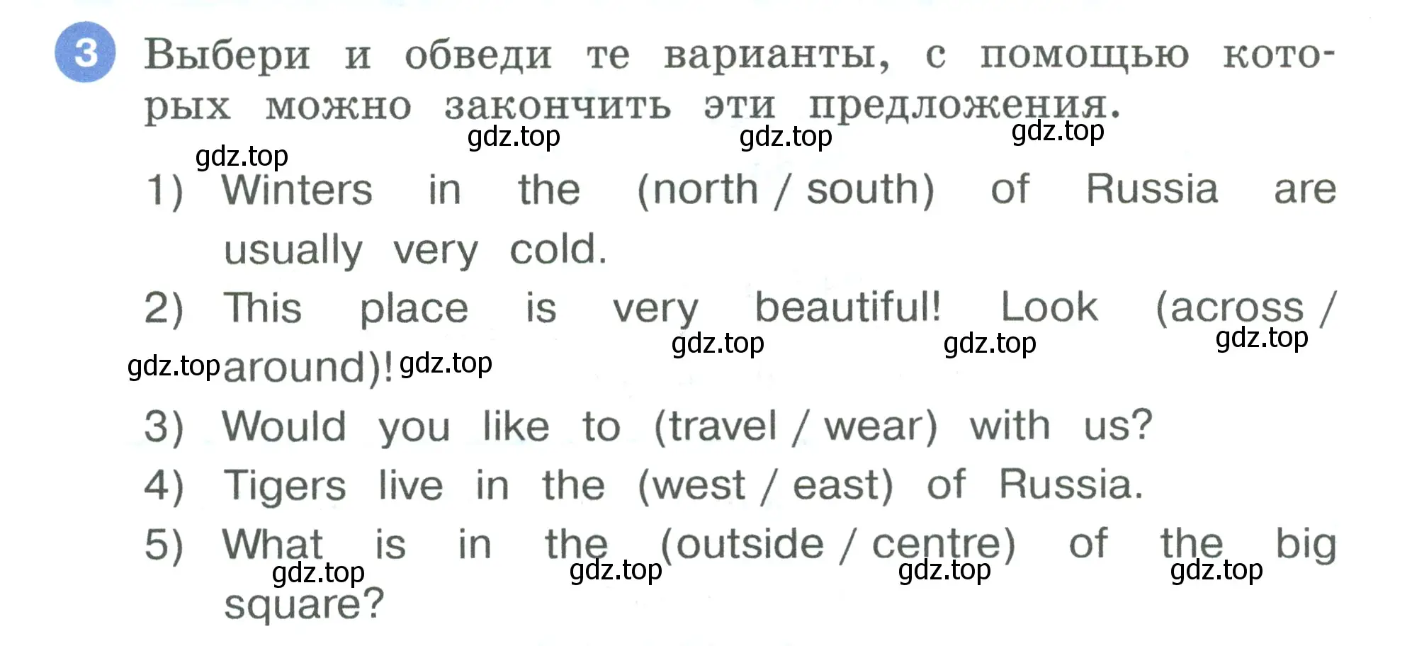 Условие номер 3 (страница 64) гдз по английскому языку 3 класс Афанасьева, Баранова, рабочая тетрадь 2 часть