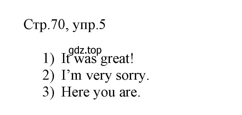 Решение номер 5 (страница 70) гдз по английскому языку 3 класс Афанасьева, Баранова, рабочая тетрадь 2 часть