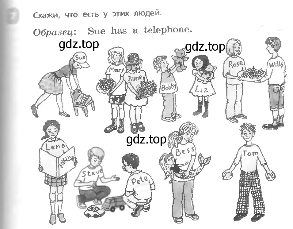 Условие номер 7 (страница 35) гдз по английскому языку 3 класс Афанасьева, Михеева, учебник 1 часть