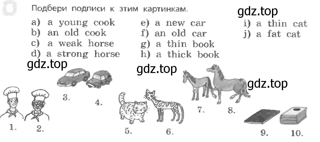 Условие номер 6 (страница 65) гдз по английскому языку 3 класс Афанасьева, Михеева, учебник 1 часть