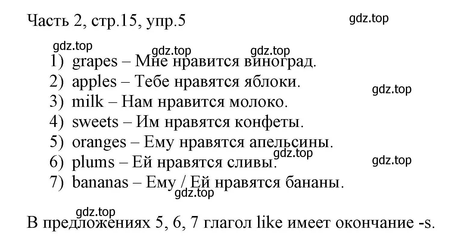 Решение номер 5 (страница 15) гдз по английскому языку 3 класс Афанасьева, Михеева, учебник 2 часть