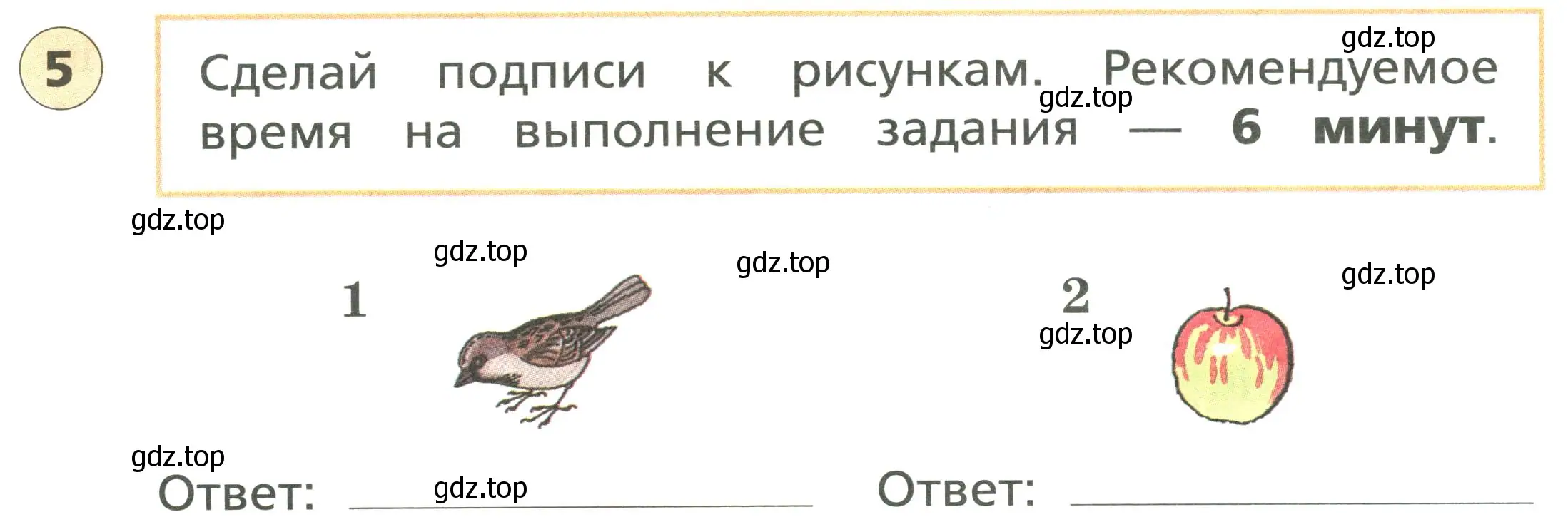 Условие номер 5 (страница 20) гдз по английскому языку 3 класс Афанасьева, Михеева, подготовка к Всероссийским проверочным работам