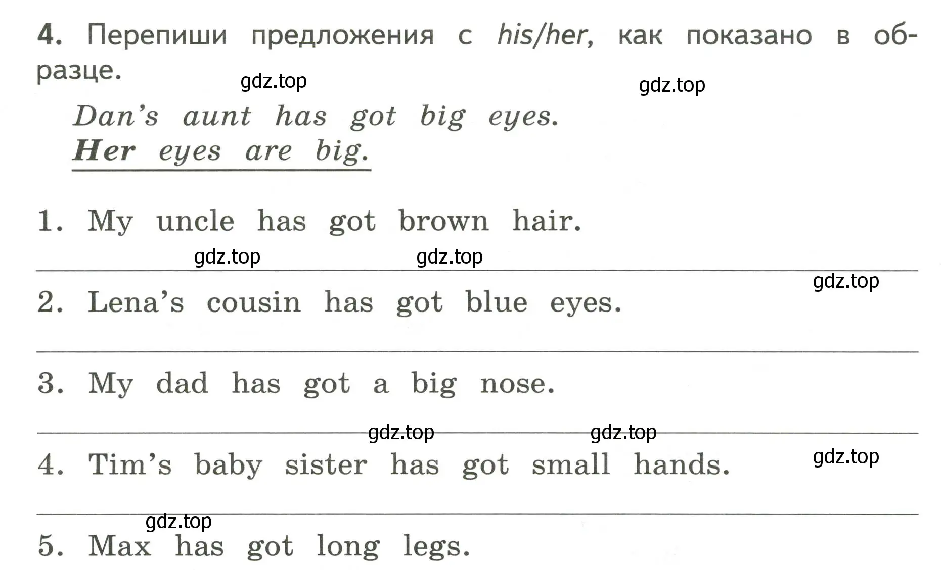 Условие номер 4 (страница 14) гдз по английскому языку 3 класс Смирнов, тетрадь-экзаменатор