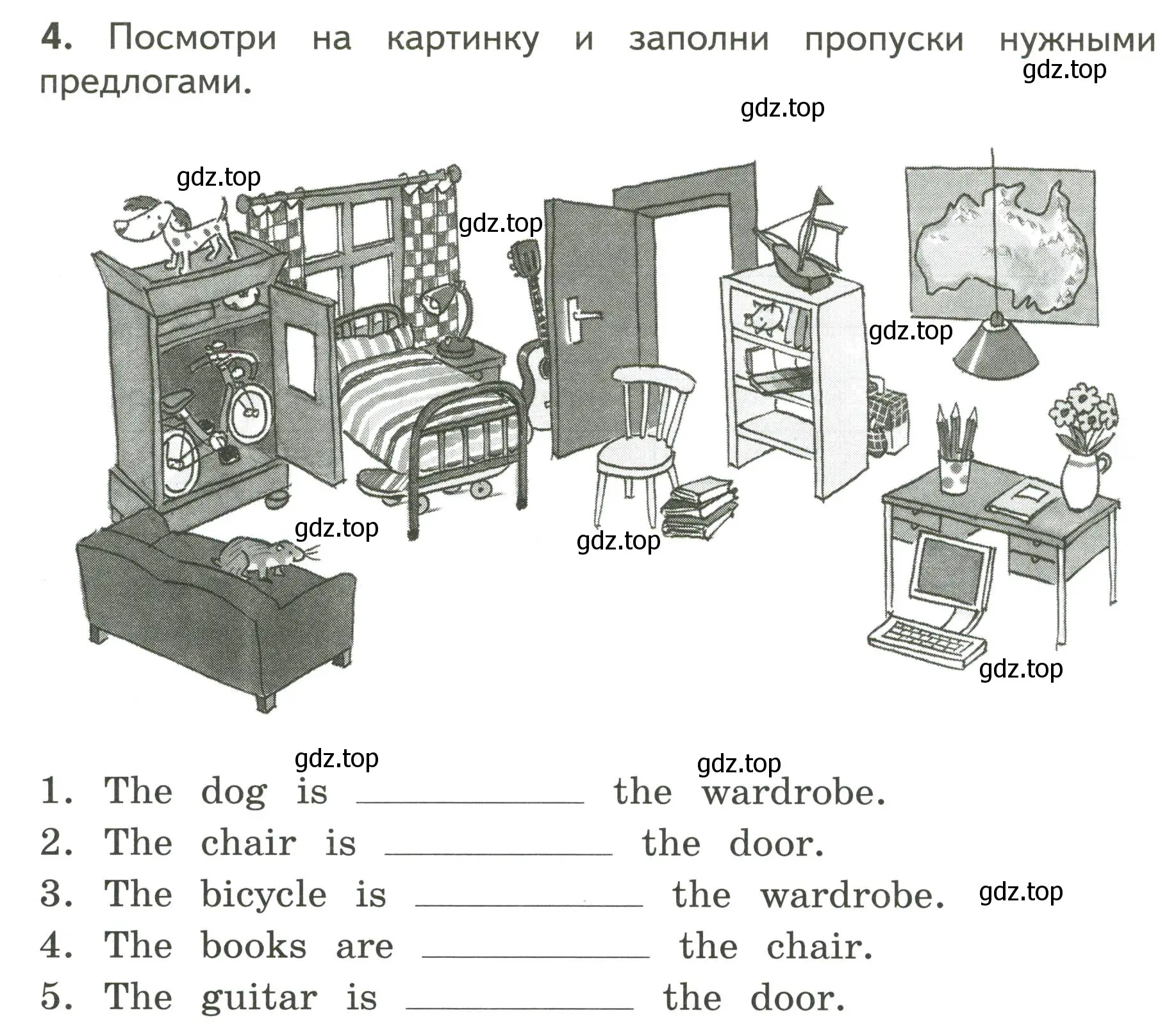 Условие номер 4 (страница 41) гдз по английскому языку 3 класс Смирнов, тетрадь-экзаменатор