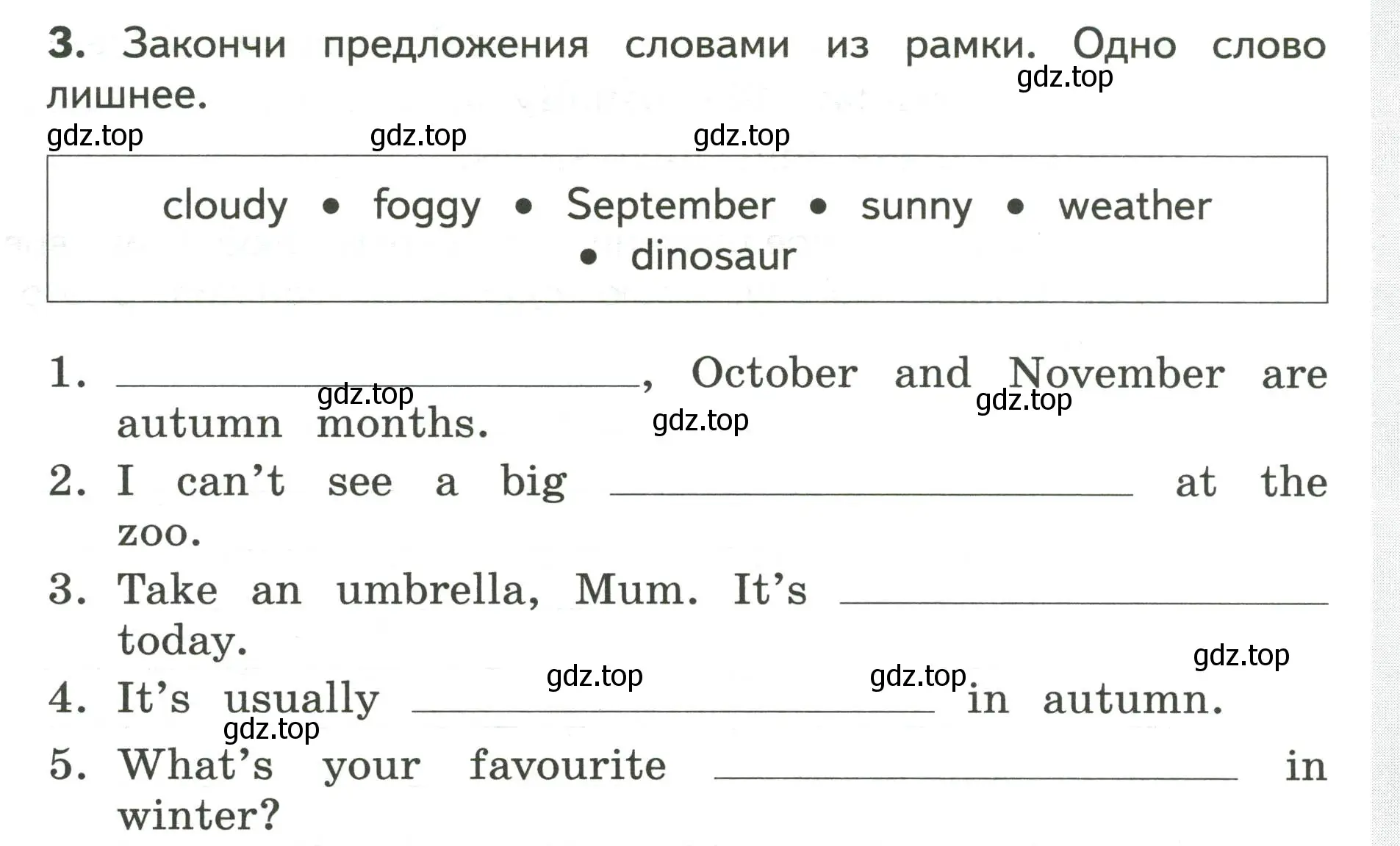 Условие номер 3 (страница 47) гдз по английскому языку 3 класс Смирнов, тетрадь-экзаменатор